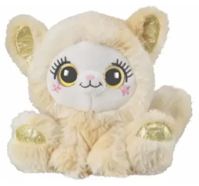 Produktbild von Plüschkatze 16 cm mit Glitzeraugen – Kuscheltier Katze für Kinder ab 3 Jahren