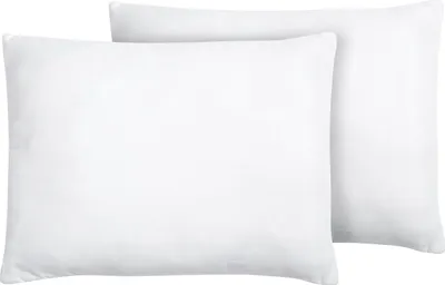 Obrázek produktu pro BELIANI Sada 2 polštářů bílé mikrovlákno hypoalergenní polyesterová výplň 50 x 60 cm měkké