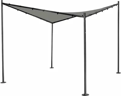Produktbild von Pavillon >Berlino< in grau, hellgrau - 300x270x300 (BxHxT)