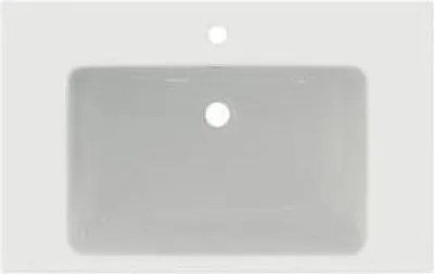 Produktbild von Möbelwaschtisch i.life B m ÜL 1 Hahnloch 810x515x180mm weiß I+ 810 x 515 x 180 mm weiß