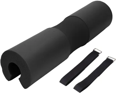 Immagine prodotto di Protezione per le spalle - Cuscinetto per la protezione del collo - Cuscinetto per gli squat - Esercizi di allenamento della forza - Schiuma di gomma NBR - 43,5 cm - Nero