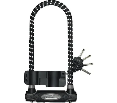 Produktbild von Master Lock Bügelschloss 8195 Schwarz/Reflex 13 x 280 x 110 mm