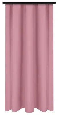 Produktbild von Blickdichte Gardine mit Kräuselband, Fertig Vorhang, Maße: 140x230 cm, Farbe: Rosa