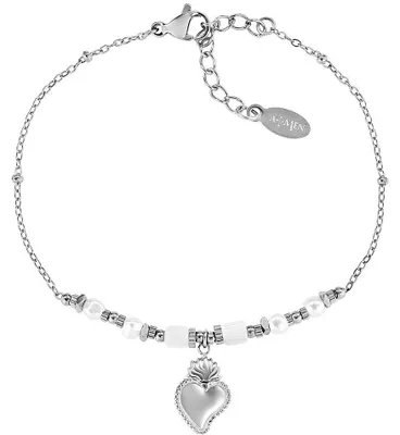 Produktbild von Armbanden   Mit Anhängern Charms Amen Silber   Kollektion Acciaio - frau