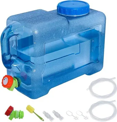 Immagine prodotto di Distributore d'acqua portatile con rubinetto per attività all'aperto, campeggio ed escursionismo