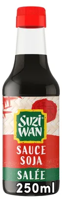 Produktbild von Suzi Wan Natürliche Sojasauce 250 ml – Klassisches Aroma für Asiatische Küche