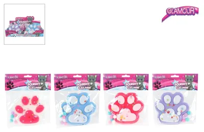 Image de Patte de chat glamour squishy méga 12,5 cm