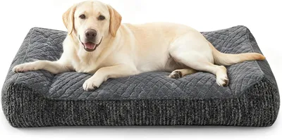 Produktbild von Orthopädisches Hundebett 97 x 71 x 22 cm, für große Hunde, waschbar, wasserdichter Bezug, antislip