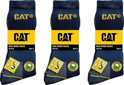 Produktbild von 9 Paar CAT Caterpillar Original Work Arbeitssocken - Farbe: Blau - Größe: 41-45