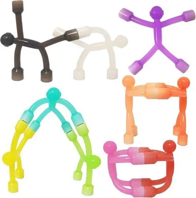 Zdjęcie produktu dla Zabawki magnetyczne, 10 sztuk - kolorowe figurki - dla dzieci w wieku 3-8 lat - rozwijają kreatywność