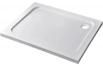 Obrázek produktu pro CERANO - Sprchová vanička obdélníková Soto - akrylát - bílá lesklá - 90x80x5 cm