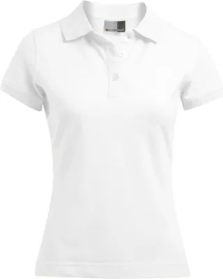 Produktbild von Promodoro Women´s Poloshirt 92/8 - Farbe: White - Größe: S