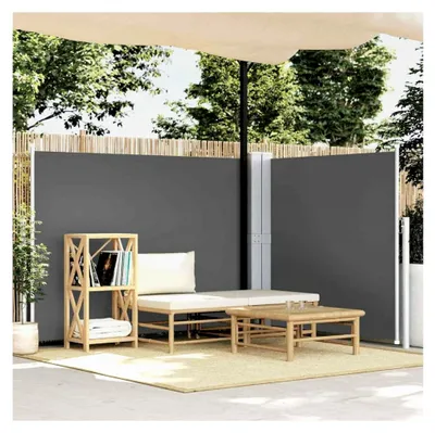 Produktbild von Ausziehbare Seitenmarkise Anthrazit 140 x 1000 cm