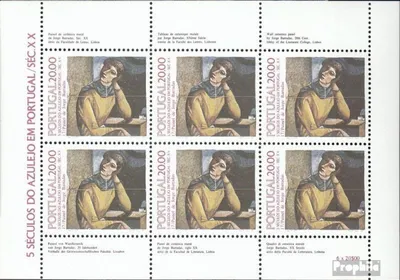 Produktbild von Briefmarken Portugal 1985 Mi 1649Klb Kleinbogen (kompl.Ausg.) postfrisch Azulejos