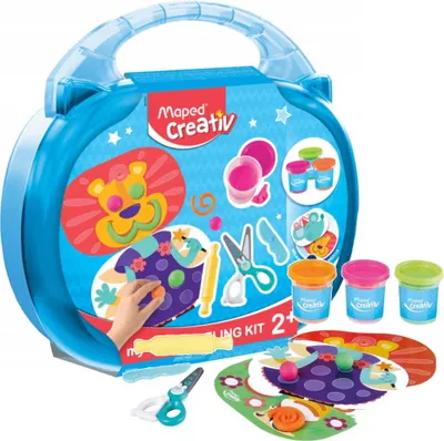 Obrázok produktu pre Maped 907007 Maped Creativ moja prvá sada na hranie s cestom, 9 kusov, v kufríku
