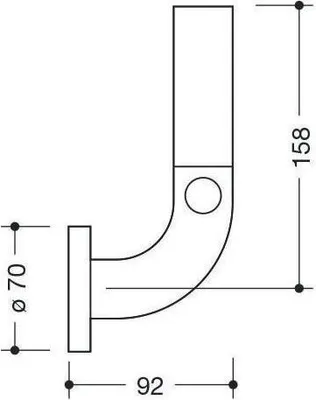 Produktbild von HEWI 801.21.201 18 Reservepapierhalter Ser 801,