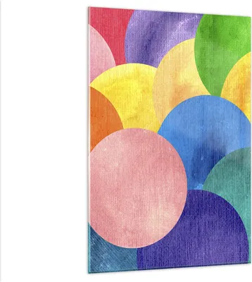 Produktbild von Bilder auf glas - Einteilig - Abstraktion modern - 80x120cm - Glasbilder - Wandbilder - Bilder - zum Aufhängen bereit - Wanddekoration aus Glas - Glas Bilder - Wandbild auf Glas - GPA80x120-3794