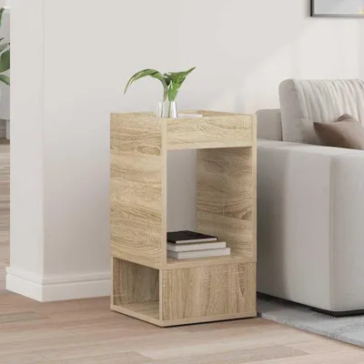 Produktbild von "2026 Aktion"Beistelltisch Wohnzimmer - elegante Design - Sofatisch/Couchtisch - Sonoma-Eiche 30x30x56cm Holzwerkstoff - Konsolentische Germany9028434