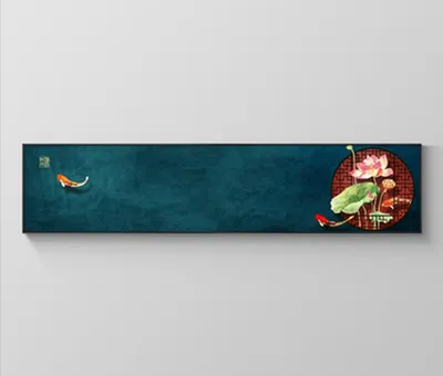 Produktbild von TPFLiving Kunstdruck LW-309 (OHNE RAHMEN) Poster - Leinwand - Wandbild - Hochauflösender Giclée-Druck, langlebig und hochwertig - Abstrakte Strukturen -  - Größe: 30x120cm