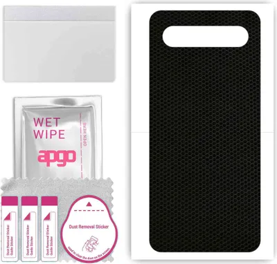 Produktbild von apgo Rückseite Schutzfolie, Skin, kompatibel mit Meizu 17 Pro, Hinten Displayschutzfolie aus Vinylfolie, kratzfest, einfache Montage - Matrix