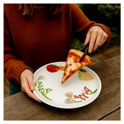 Produktbild von Pizzateller Tomate – Durchmesser 30 cm