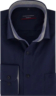 Produktbild von Casa Moda Hemd dunkelblau modern fit
