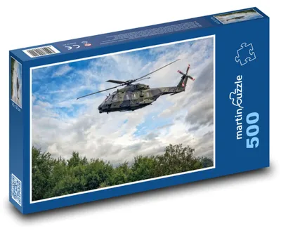 Produktbild von Puzzle 500 Kampfhubschrauber der Armee - martinpuzzle