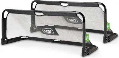 Produktbild von EXIT Panna faltbares Stahl-Fußballtor 150x60cm (2er-Set) - Schwarz, Straßenfußball, für Outdoor