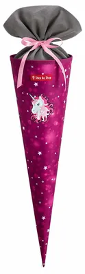 Image de Step by Step cône scolaire School Cone Sweet Unicorn Nuala framboise