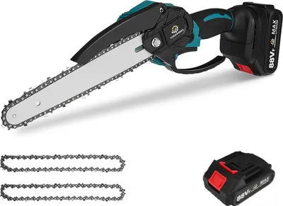 Obrázok produktu pre 8'' akumulátorová motorová píla s jednou rukou pre záhradnú prácu s drevom, vrátane 1 akumulátora