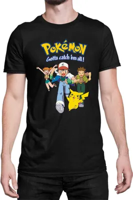 Produktbild von Herren T-Shirt Japan Manga Anime Comics Pokemon 010, Man M / Schwarz