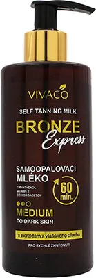 Obrázek produktu pro Vivaco Bronze Express Medium samoopalovací mléko 300 ml