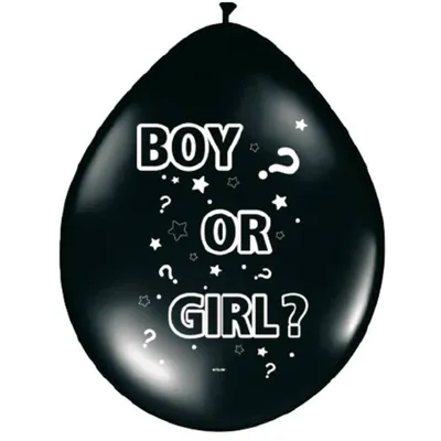 Immagine prodotto di Palloncini per la rivelazione del sesso maschile o femminile 30 cm - 8 Stück
