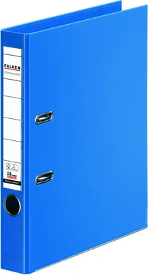 Produktbild von Falken Chromocolor-Voll-PP-Ordner A4, S50, mit Einsteckschild blau