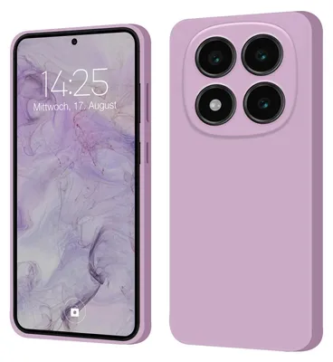 Produktbild von Hülle für Xiaomi Redmi Note 14 Pro Case Cover Bumper Smartphone Softgrip Schutzhülle Farbe: Lila