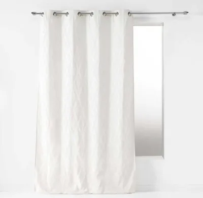 Produktbild von Vorhang mit Ösen 140 x 260 cm Gajan Off White