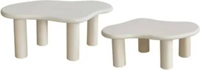 Produktbild von 2er-set couchtisch olao elfenbein 100x60cm - Atmosphera créateur d'intérieur