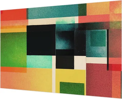 Produktbild von Wandtapete - Dekorative Tapete für Wohnzimmer - Tapetenfolie für Wanddekoration - 152x104 cm - Geometrische Abstraktion