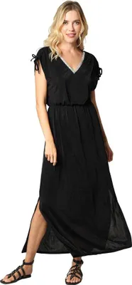 Produktbild von Deeluxe Rosajane M+ ärmelloses Midikleid Schwarz S Damen Schwarz S