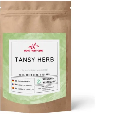 Produktbild von Herbs from Poland Rainfarnkraut, Unterstützt Verdauung & Abwehrkräfte, Natürliches Insektenmittel, 100% Natürlich – 500g
