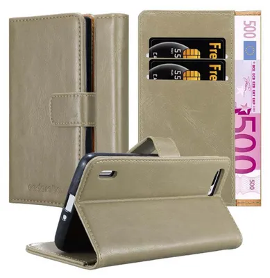 Image de Cadorabo Housse pour Honor 6 PLUS Housse en marron Housse pour portable Book Case Etui Luxury