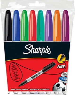 Zdjęcie produktu dla Sharpie Permanent-Marker FINE, 8er Etui
