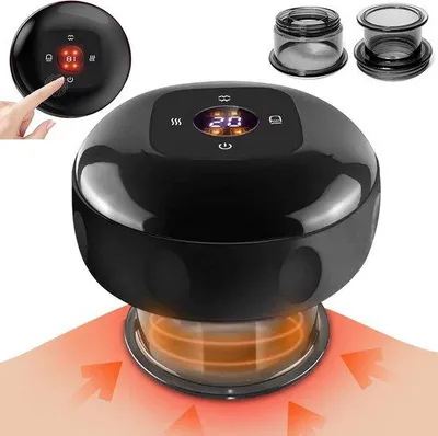 Productafbeelding van Famanu Vacuümcupping Massageapparaat - Professionele temperatuurregeling - Schrapergereedschap