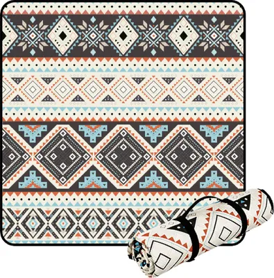 Produktbild von Heikoeco® XXL 200x200 cm Outdoor Picknickdecke wasserdicht, Tragbar & Waschbarstrand matte, picnic blanket