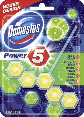 Produktbild von Domestos Power 5 WC Stein Limette 55g