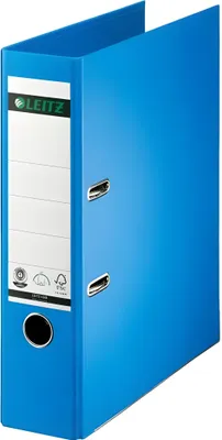 Produktbild von LEITZ Vollpapier-Ordner 180 Grad DIN A4 80 mm hellblau (80100730)