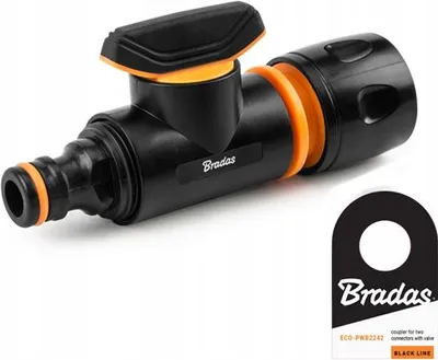 Obrázok produktu pre Hadicová spojka s regulačným a uzatváracím ventilom 1/2"
