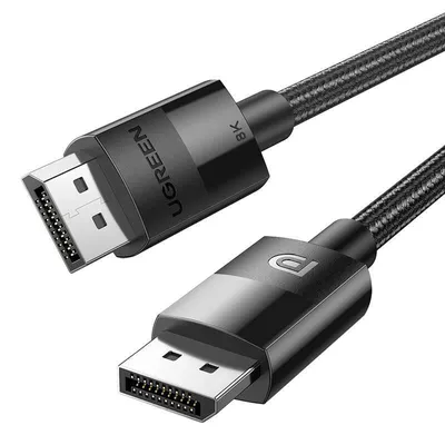 Imagen del producto de Ugreen 80393, 3 metros, DisplayPort, DisplayPort, Conector macho, Conector macho, 7680 x 4320 píxeles