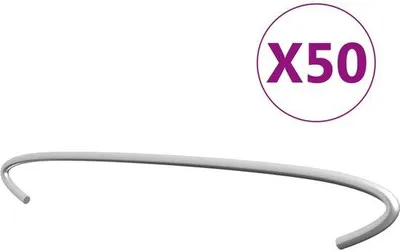 Obrázok produktu pre Háky na gabiony 50 cm – sada 50 kusov – rozpierky pre gabiony – pozinkovaná oceľ – priemer 3,5 mm – hmoždinky zabraňujúce ohnutiu a deformácii