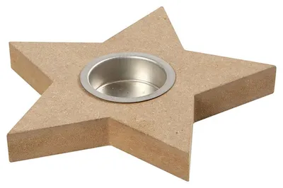 Immagine prodotto di portacandele SterMDF da 15 cm marrone